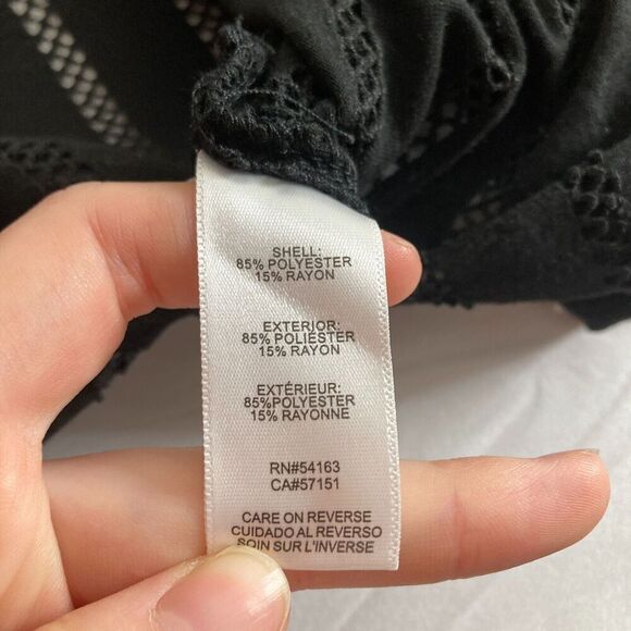 Calvin Klein Women’s‎ Mesh Embellished Cover-Up Maxi Dress Size S/M Beach Goth - Picture 8 of 11